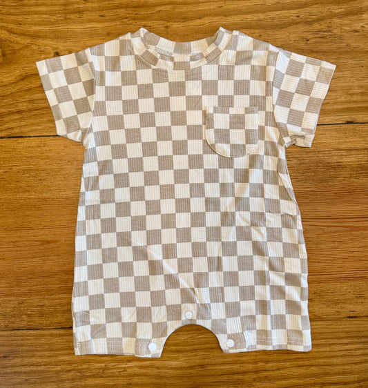 Checker Romper
