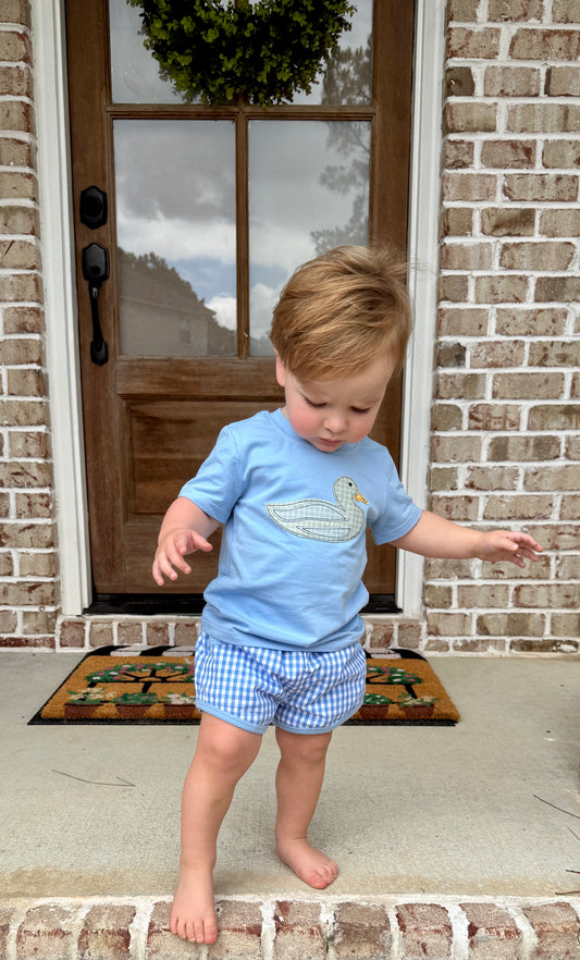 PO9 Classic Gingham Duck Set