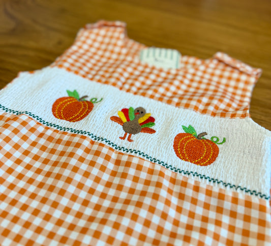 Thanksgiving Embroidered Jon Jon