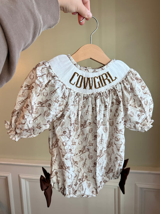 Little Cowgirl Smock