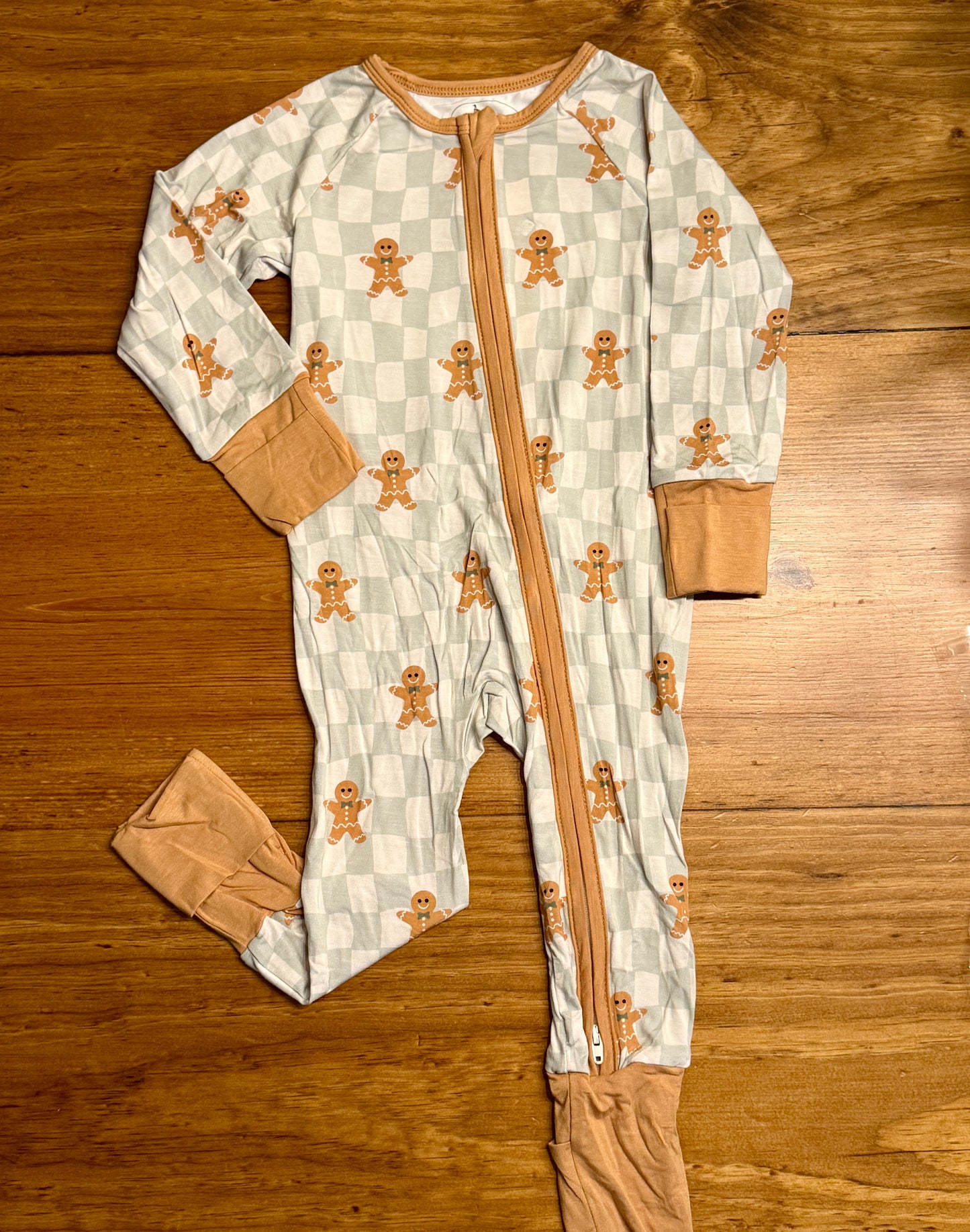 Checkered Gingerbread Bamboo Zippy