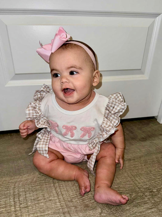 Pink Bows French Knot Bubble