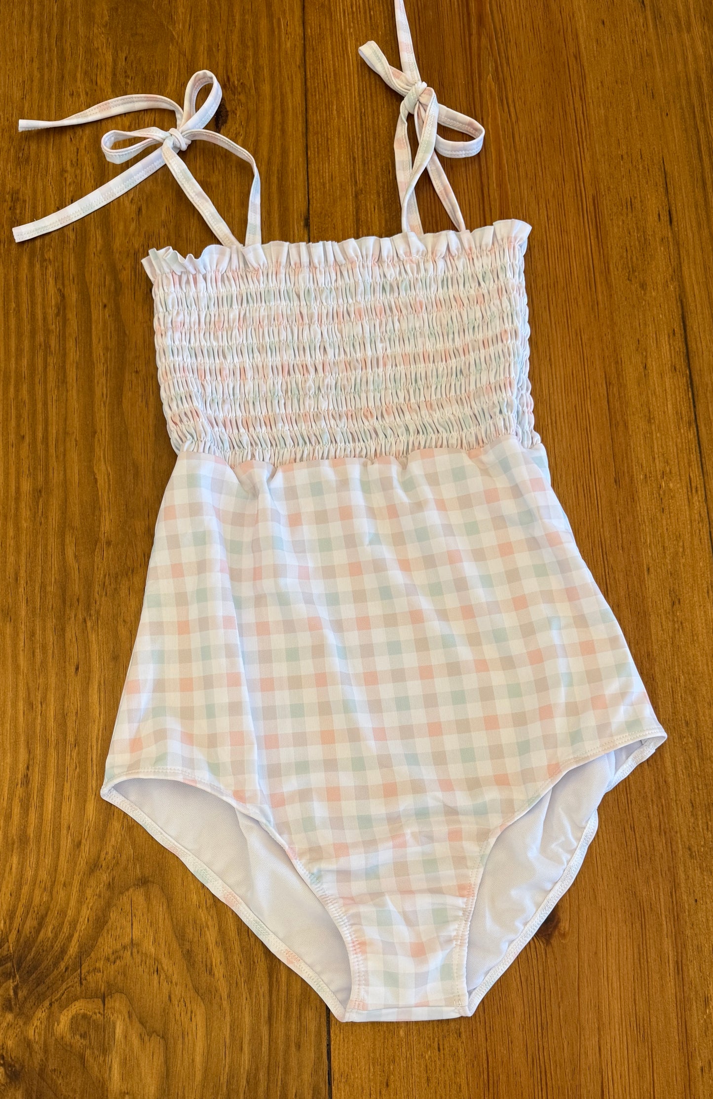 PO9 Pastel Gingham Woman's 1 Piece