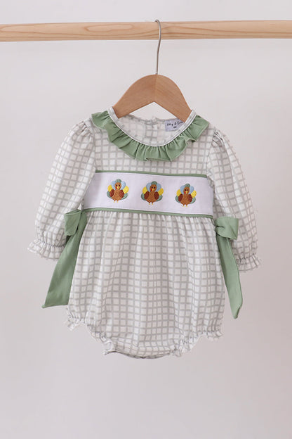 Ruffle Turkey Embroidery Bubble