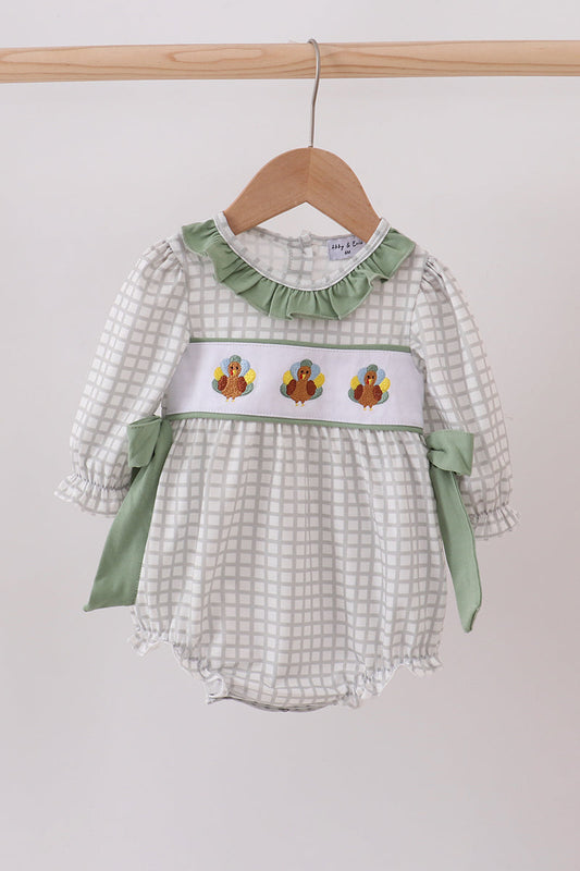 Ruffle Turkey Embroidery Bubble