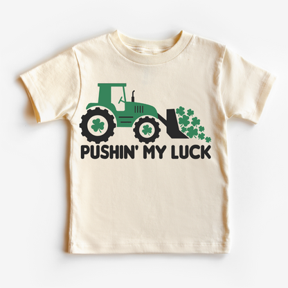 Pushing My Luck St. Patrick's Day Tractor Tee
