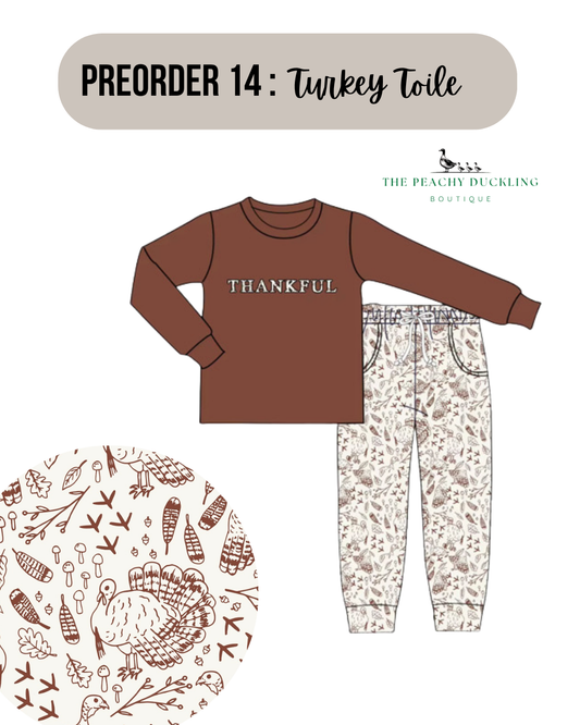 PO14 - Appliqué Turkey Toile Set