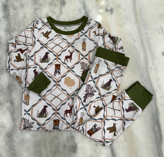 Bamboo Hunting Trellis Set