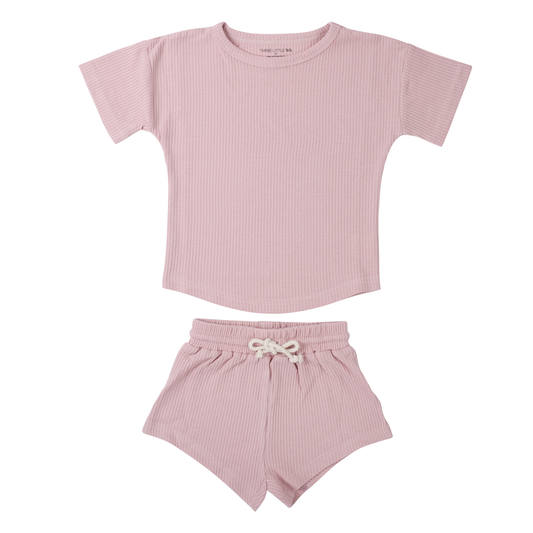 Rose Pink Summer Waffle Set