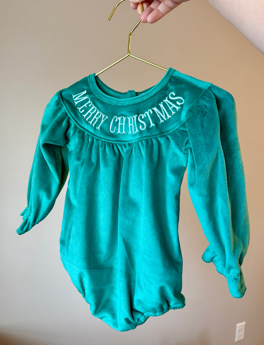 Velvet Merry Christmas Bubble