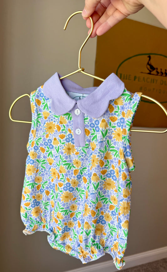 Spring Floral Collared Bubble