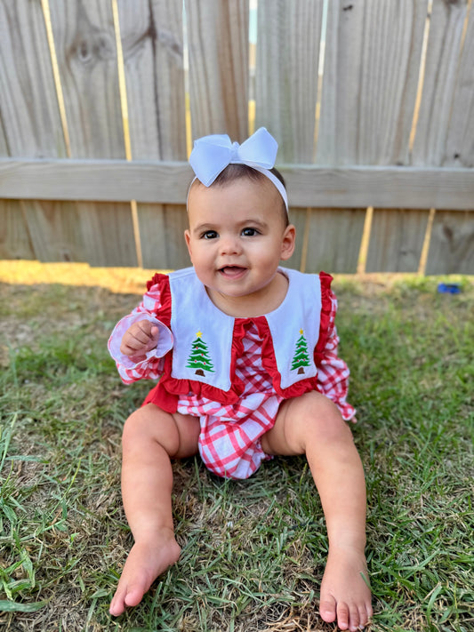 Christmas Trees & Red Bows Bubble