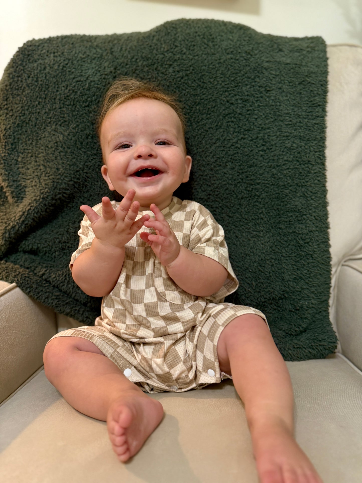 Checker Romper