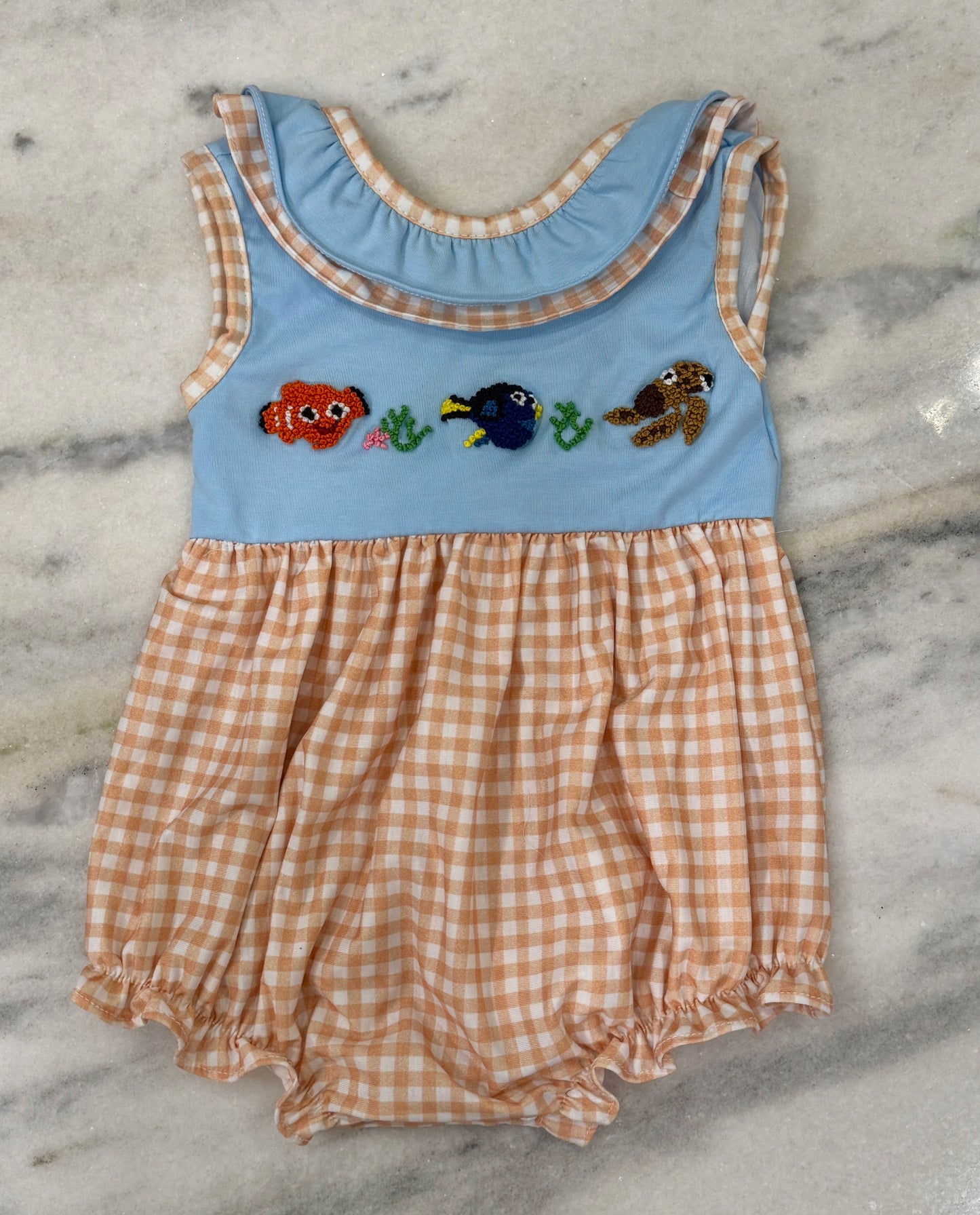 French Knot Girls Finding Nemo Bubble