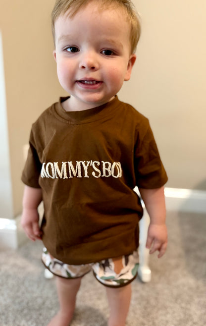 French Knot Camo Mommy’s Boy Set