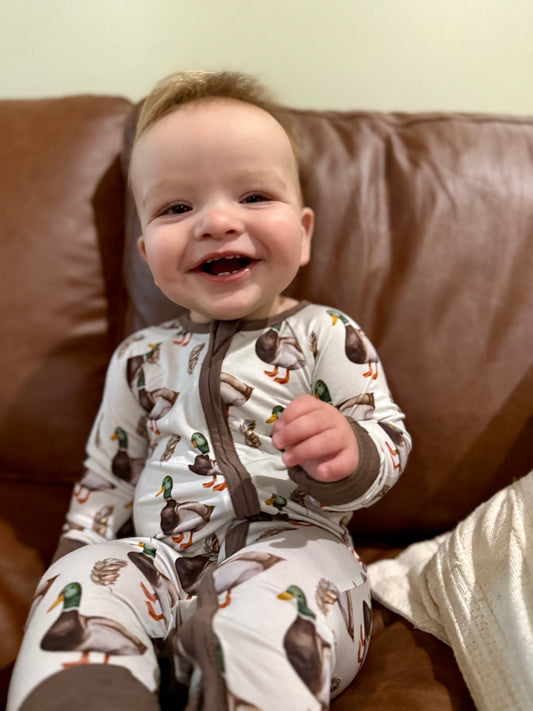 Mallard Bamboo Convertible Footies