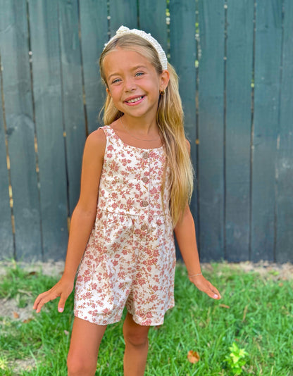 Blush Floral Romper