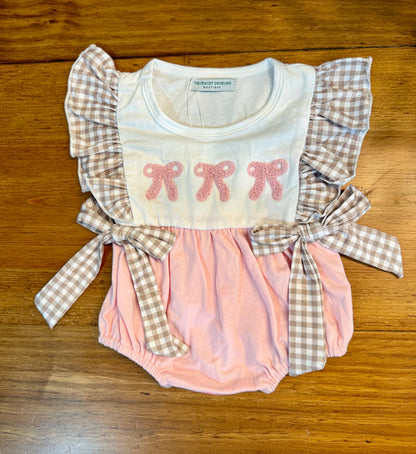 Pink Bows French Knot Bubble