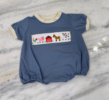 Smocked Old McDonald Had A Farm