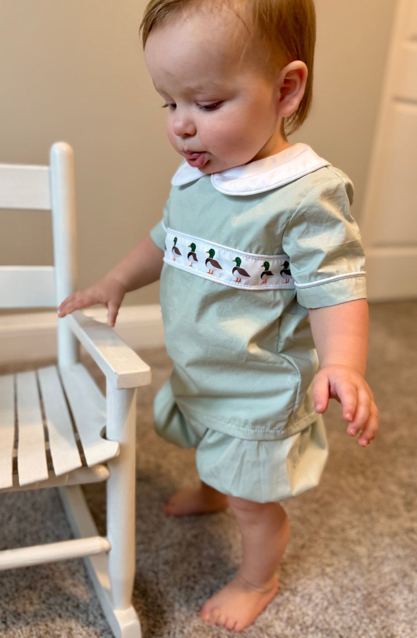 Duck Ribbon Short Set