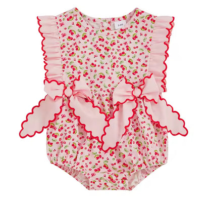 Ruffle Strawberry Bubble