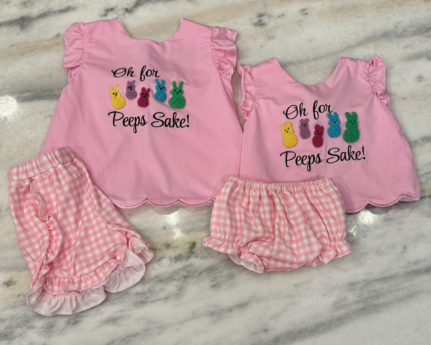 Girls Oh For Peeps Sake Diaper Set