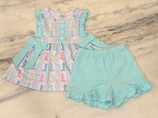 Summer Cowgirl Boots Set