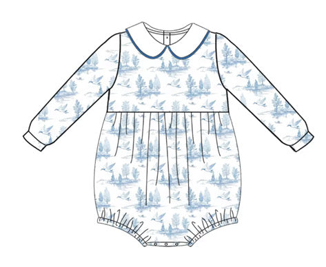 Boys Vintage Mallard Toile