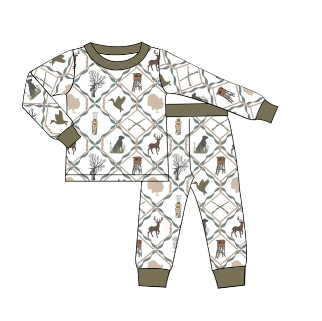 Bamboo Hunting Trellis Set