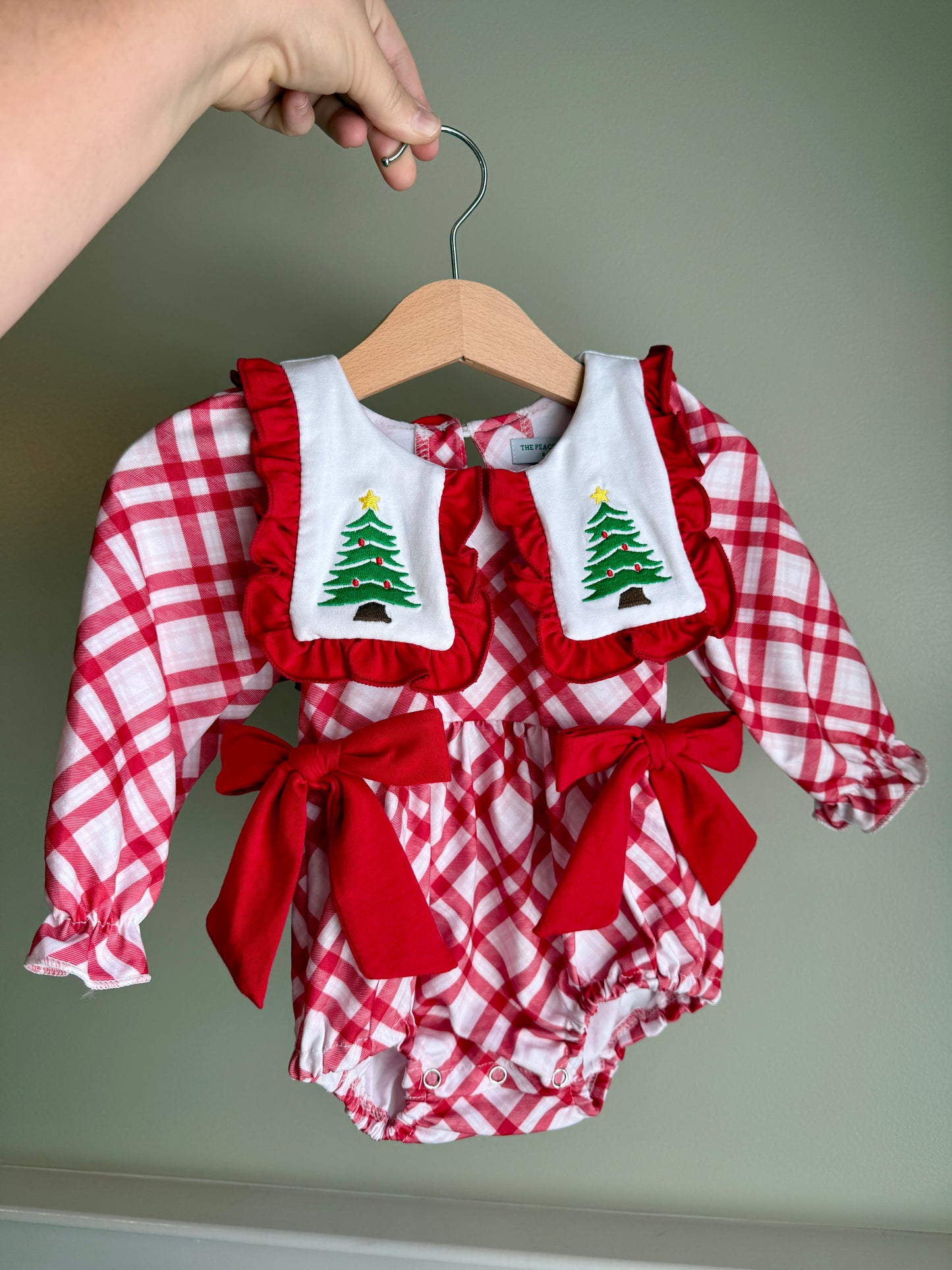 Christmas Trees & Red Bows Bubble