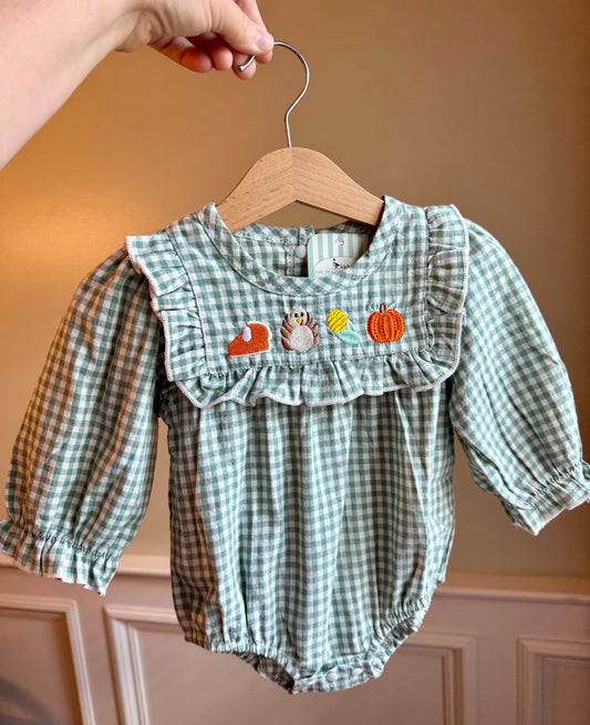 Thanksgiving Gingham Bubble