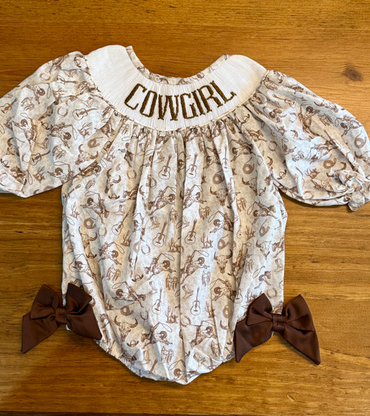 Little Cowgirl Smock