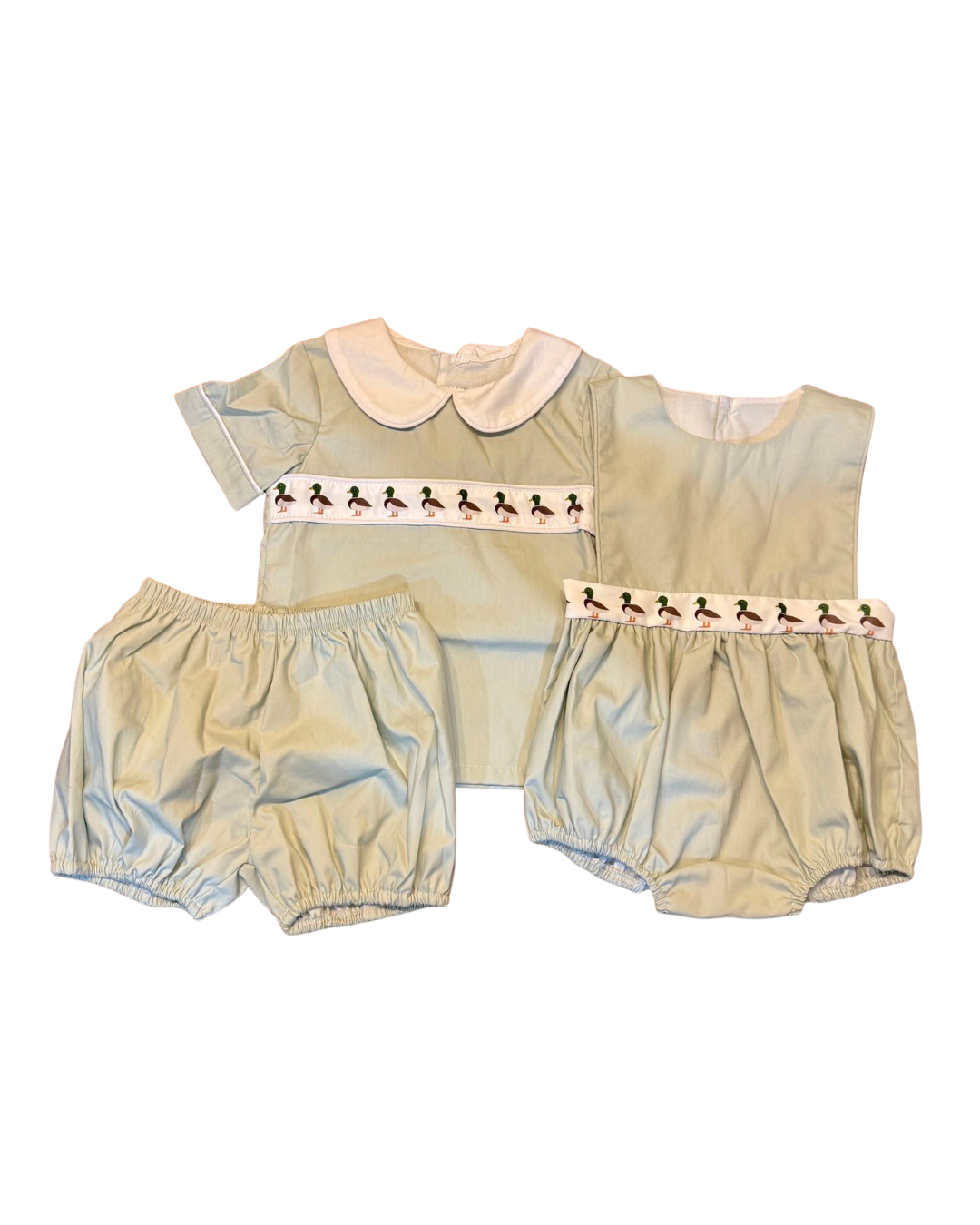 Duck Ribbon Short Set