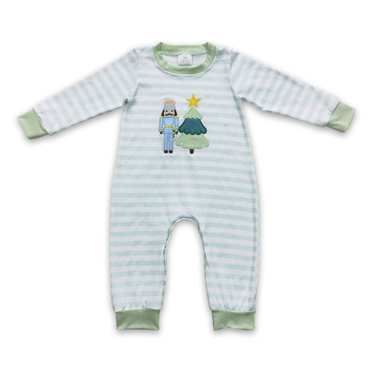 Appliqué Christmas Tree & Nutcracker Romper
